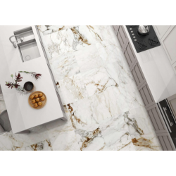 Πλακάκι Barnaby White Brillo A' 60,5x60,5 Λευκό Γυαλιστερό